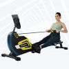 Magnetic Rowing Machine Folding Rower with 14 Level Resistance Adjustable; LCD Monitor and Tablet Holder for Foldable Rower Home Gym Cardio Workout